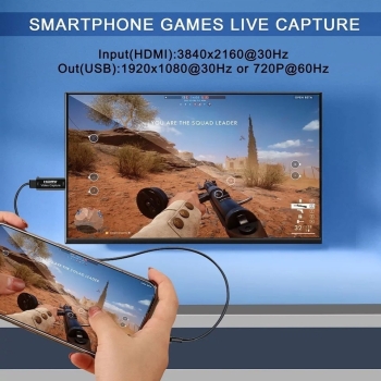 HDMI na USB karta przechwytywania audio wideo do Windows/Mac OS, 1080p HD [22050000524]